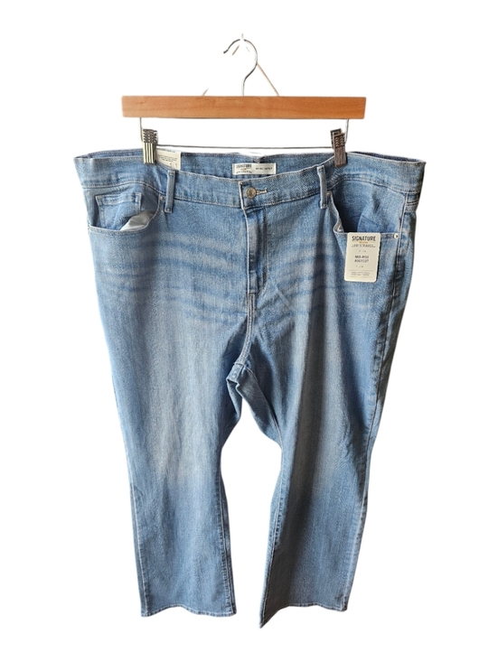 Signature by Levi Strauss Denim - Signature by Levi Strauss & Co Gold Label Mid-Rise Bootcut Jeans Size 22M